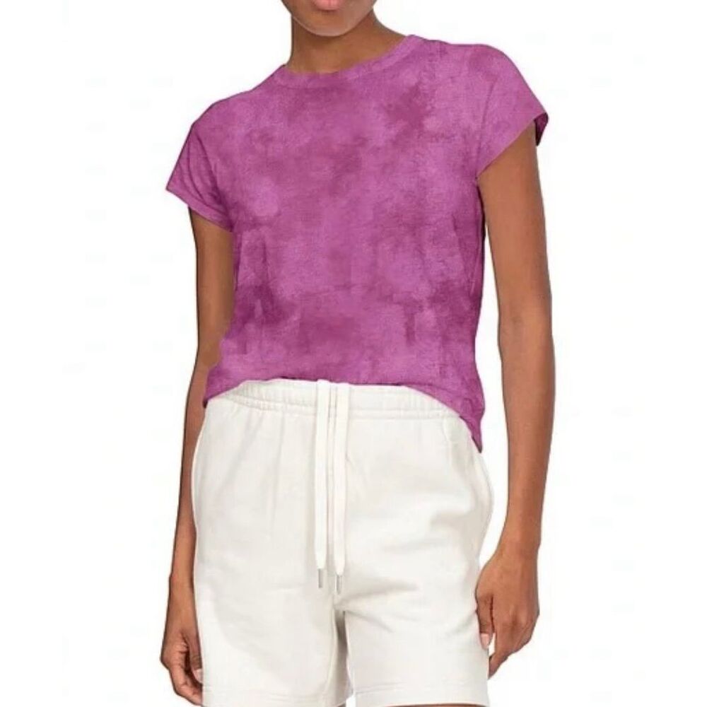 Rag & Bone Fuchsia tie dye tshirt size small